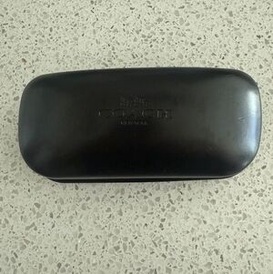 Coach Classic Black Eyeglass Case
